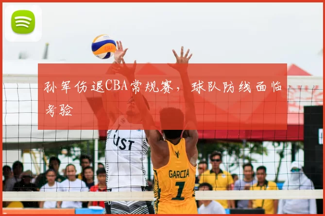 孙军伤退CBA常规赛,球队防线面临考验